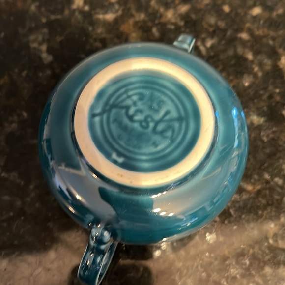 Fiesta Fiestaware Figure 8 Tray With Cream & Sugar Bowls set - Picture 10 of 12